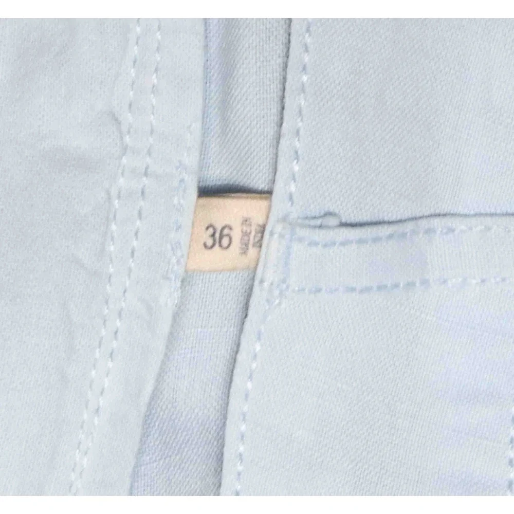 Faherty Malibu Light Blue Linen Blend Shorts 9